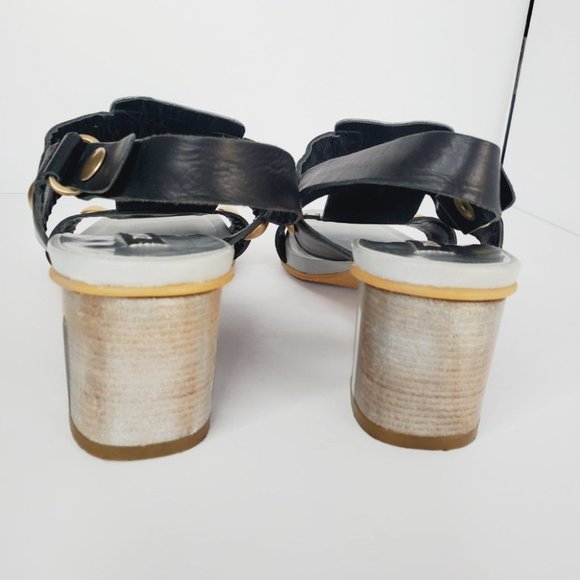 ZINDA SPAIN Metallic Chunky Y2K Studded Heeled Sandals - Picture 6 of 10